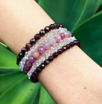 stone crystal bracelets